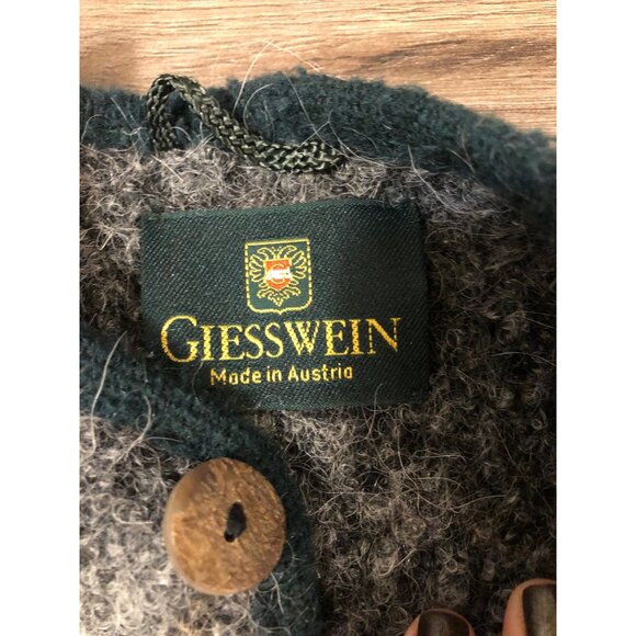 Giesswein Wool alpaca Austria Kids cardigan small - Picture 6 of 15